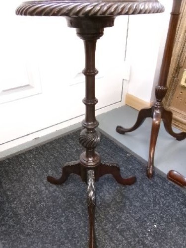 Trio Of Mahogany Edwardian Wine Tables View V
