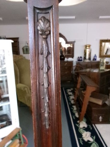 Mahogany Standard Lamp With Shade Circa 1920. View VI