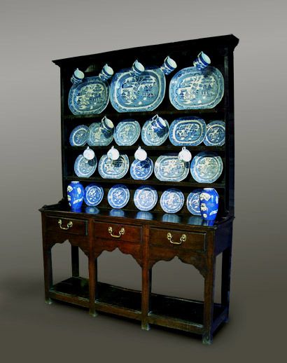 Georgian Welsh Oak Potboard Dresser, C.1770