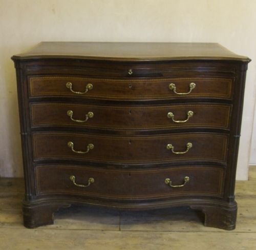 fig 1. Chippendale period mahogany chest or commode, circa 1760
