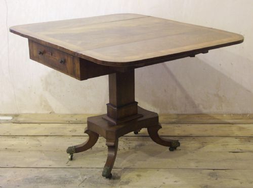 REGENCY MAHOGANY OCCASIONAL DINING TABLE CIRCA 1820 - ADDITIONAL PHOTO 1