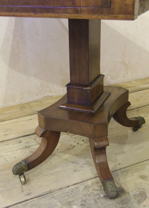 REGENCY MAHOGANY OCCASIONAL DINING TABLE CIRCA 1820 - ADDITIONAL PHOTO 4