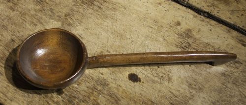 Welsh Sycamore Bowl Ladle, Nineteenth Century