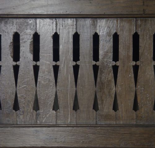 RARE WELSH OAK WALLHANGING CUPBOARD CIRCA 1700 - ADDITIONAL PHOTO 5