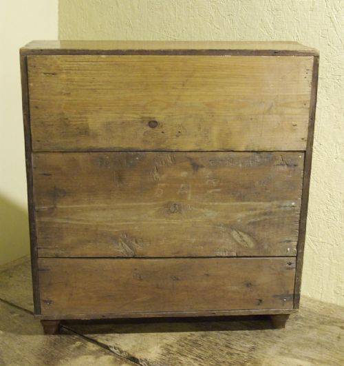 WELSH MINIATURE PINE CHEST OF DRAWERS CIRCA 1880 - ADDITIONAL PHOTO 2