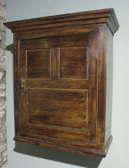 Welsh Fruitwood Spice Cupboard, Circa 1780