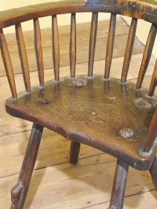 WELSH CHILD'S STICK CHAIR CIRCA 1760 - ADDITIONAL PHOTO 2
