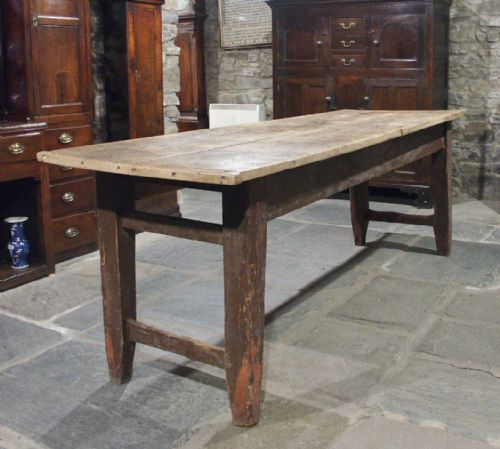WELSH TAVERN FARMHOUSE KITCHEN OR DAIRY TABLE CIRCA 1790 - ADDITIONAL PHOTO 6