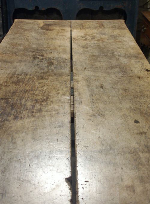 WELSH TAVERN FARMHOUSE KITCHEN OR DAIRY TABLE CIRCA 1790 - ADDITIONAL PHOTO 4