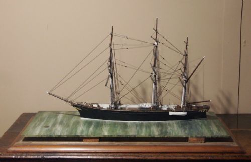 MODEL OF A SAILING SHIP CIRCA 1880 - ADDITIONAL PHOTO 1