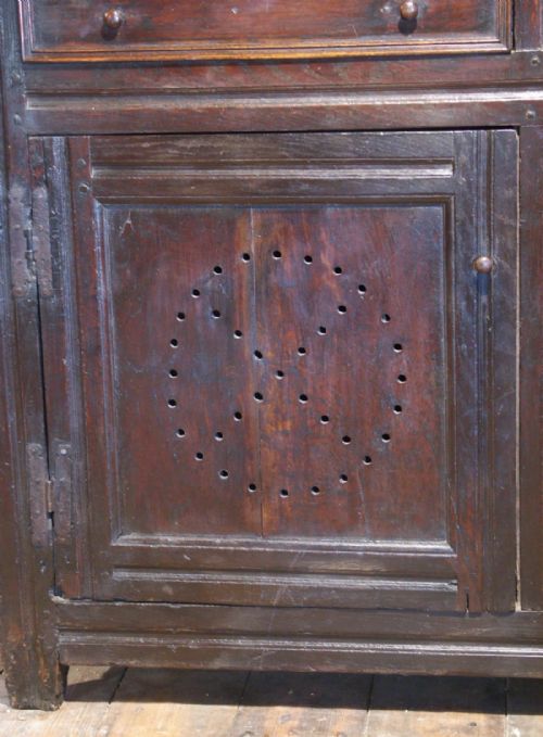 WELSH OAK DEUDDARN COURT CUPBOARD CIRCA 1680 - ADDITIONAL PHOTO 7