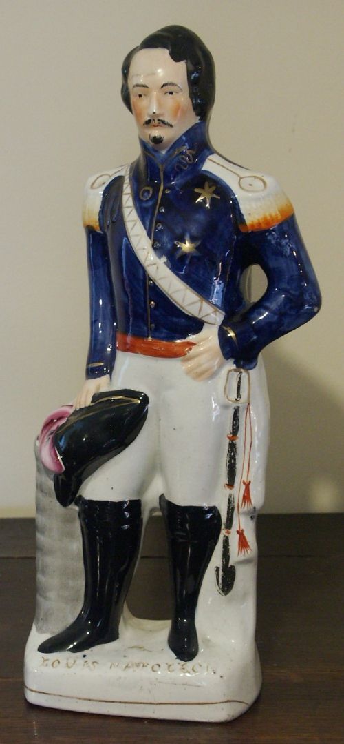 Victorian Staffordshire Figure of Napolean, C.1850