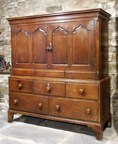 fig 1. Welsh Oak Cupboard or