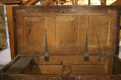 fig 2. Welsh Oak Chest or Coffer of Small Proportions, c.1640
