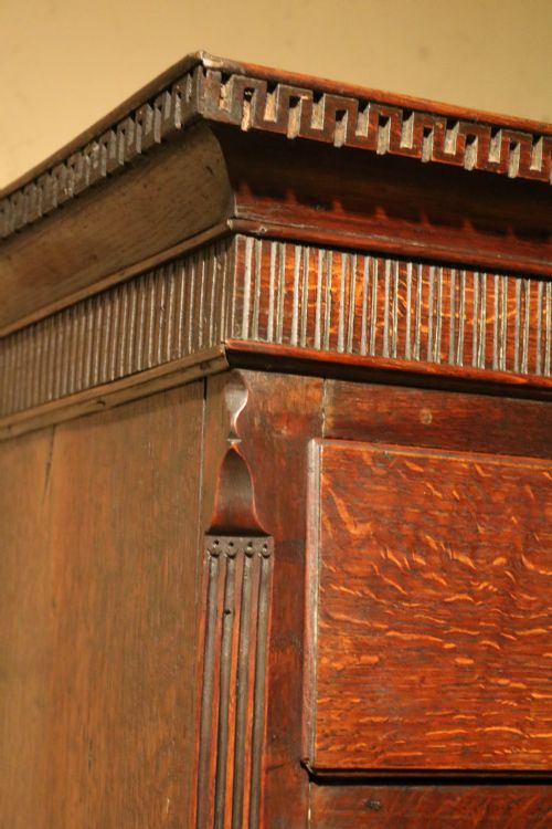 WELSH OAK TALLBOY CHESTONSTAND CIRCA 1760 - ADDITIONAL PHOTO 6