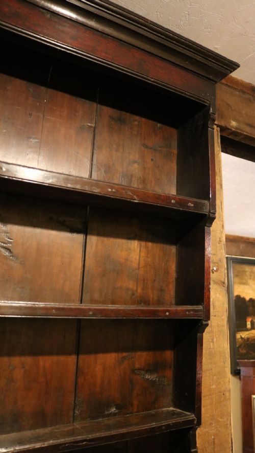 GEORGIAN WELSH OAK DRESSER WITH POTBOARD BASE C1760 - ADDITIONAL PHOTO 4