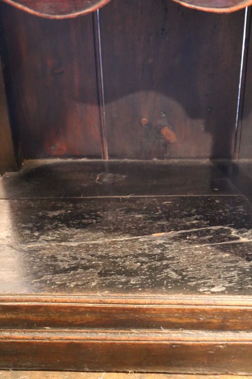 GEORGIAN WELSH OAK DRESSER WITH POTBOARD BASE C1760 - ADDITIONAL PHOTO 15