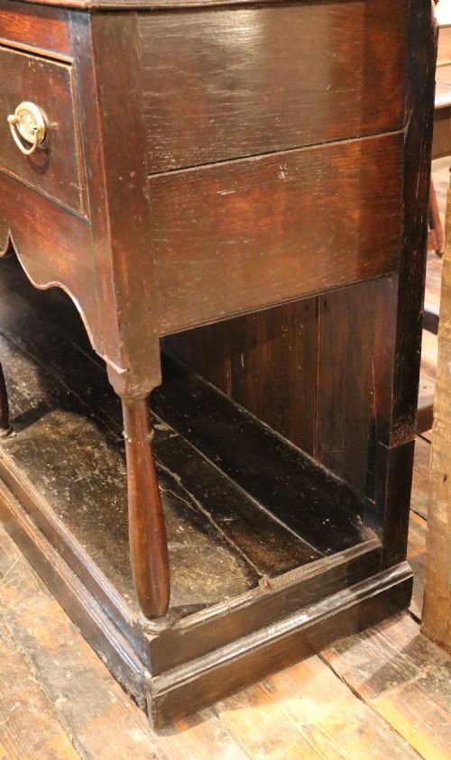GEORGIAN WELSH OAK DRESSER WITH POTBOARD BASE C1760 - ADDITIONAL PHOTO 19