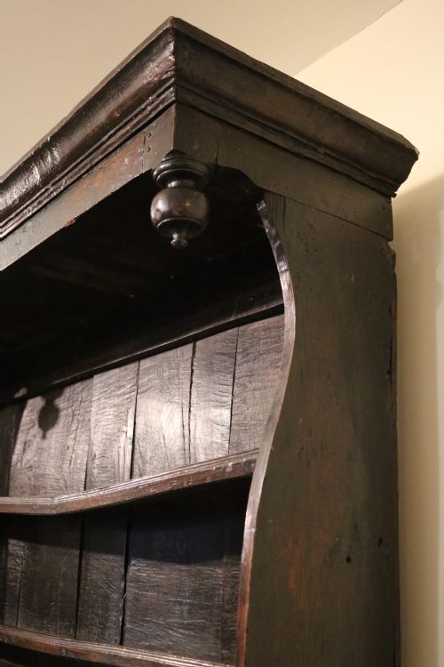 RARE WELSH OAK CUPBOARD DRESSER CIRCA 1690 - ADDITIONAL PHOTO 9