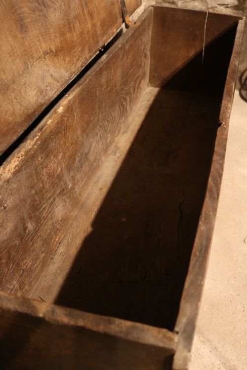 ELIZABETHAN WELSH OAK SIXPLANK CHEST CIRCA 1560 - ADDITIONAL PHOTO 8