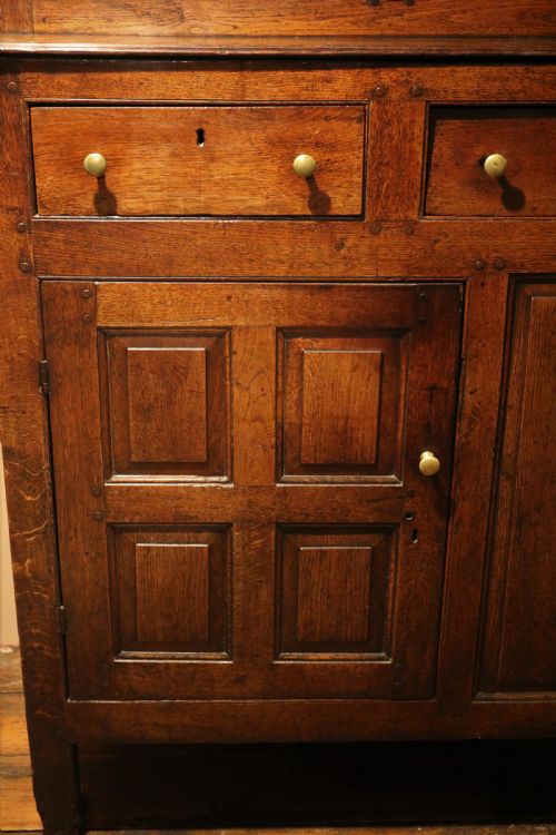 WELSH OAK DEUDDARN TWOPART CUPBOARD - ADDITIONAL PHOTO 5