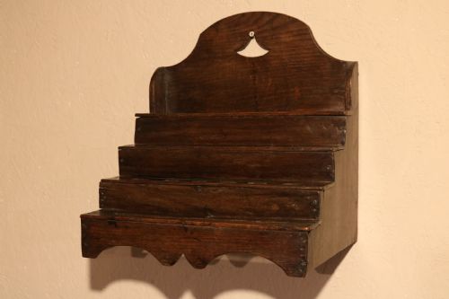 UNUSUAL WELSH OAK SPOON RACK CIRCA 1770 - ADDITIONAL PHOTO 1