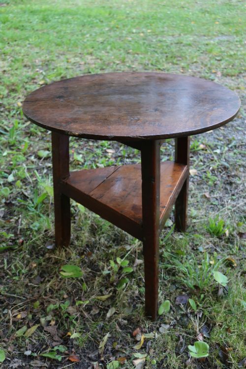 GEORGIAN WELSH OAK CRICKET TABLE MONMOUTHSHIRE CIRCA 1760 - ADDITIONAL PHOTO 2