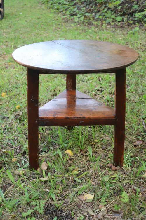 GEORGIAN WELSH OAK CRICKET TABLE MONMOUTHSHIRE CIRCA 1760 - ADDITIONAL PHOTO 9
