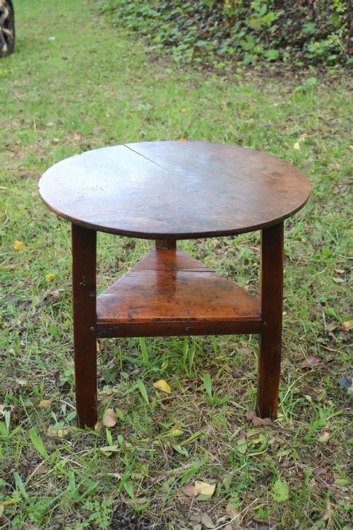 GEORGIAN WELSH OAK CRICKET TABLE MONMOUTHSHIRE CIRCA 1760 - ADDITIONAL PHOTO 10