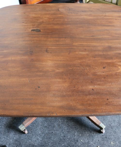 SMALL REGENCY MAHOGANY DINING OR BREAKFAST TABLE CIRCA 1820 - ADDITIONAL PHOTO 6