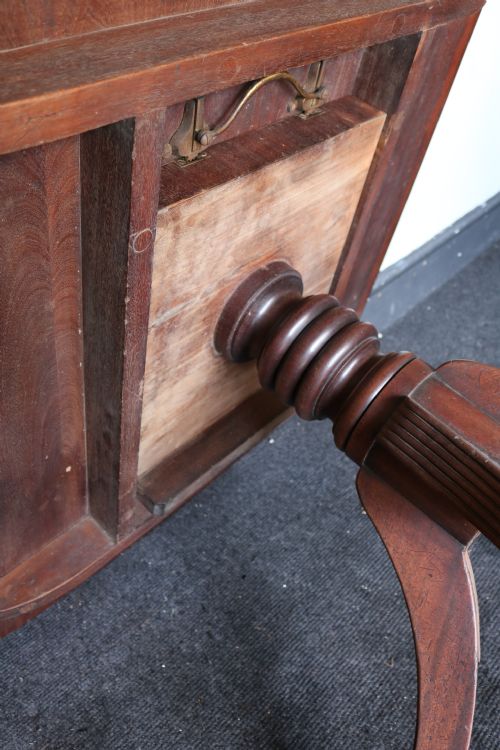 SMALL REGENCY MAHOGANY DINING OR BREAKFAST TABLE CIRCA 1820 - ADDITIONAL PHOTO 13