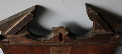 GEORGIAN CHIPPENDALE MIRROR WITH GILT DECORATION IN ORIGINAL UNTOUCHED CONDITION SWANSEA WALES CIRCA 1800 - ADDITIONAL PHOTO 4