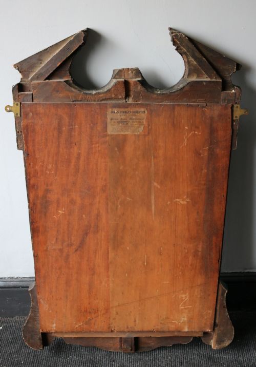 GEORGIAN CHIPPENDALE MIRROR WITH GILT DECORATION IN ORIGINAL UNTOUCHED CONDITION SWANSEA WALES CIRCA 1800 - ADDITIONAL PHOTO 5