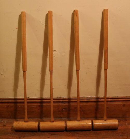 CROQUET SET BY AWGAMAGE IN ORIGINAL BOX CIRCA 1920 - ADDITIONAL PHOTO 14