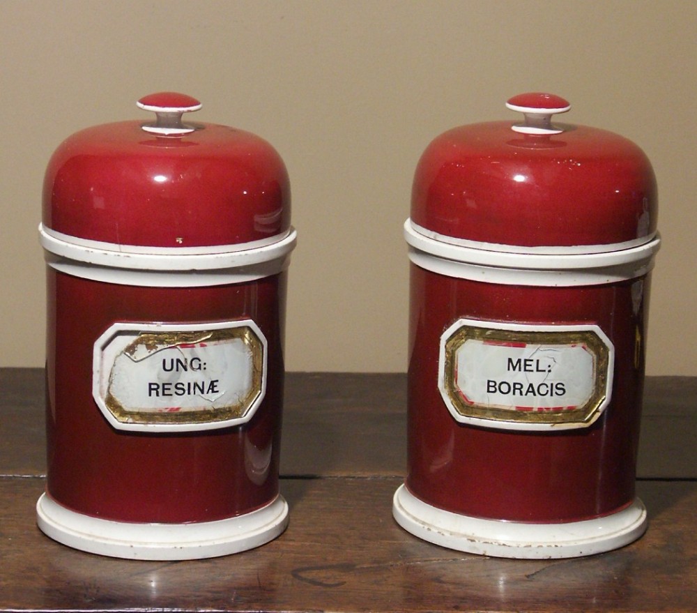 Pair of Chemists' Jars, circa 1890
