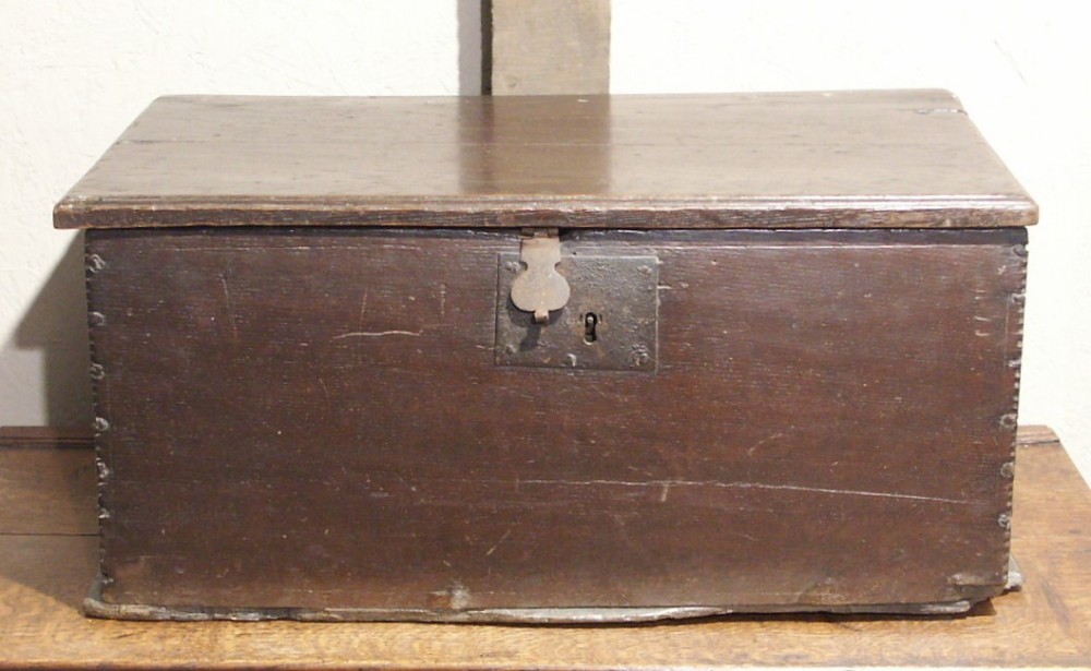 Welsh Oak Deed Box, circa 1700