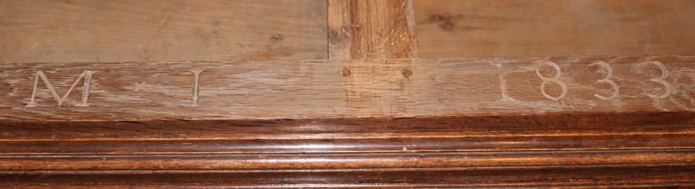 Welsh Oak Tallboy Chest-on-chest, Dated 1833 View IV
