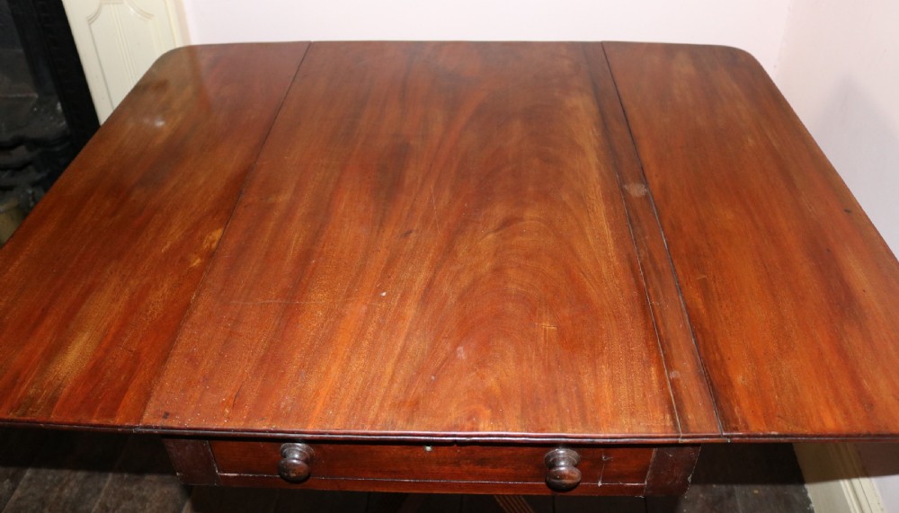 Regency Mahogany Pembroke Supper Table, circa 1820 View IV