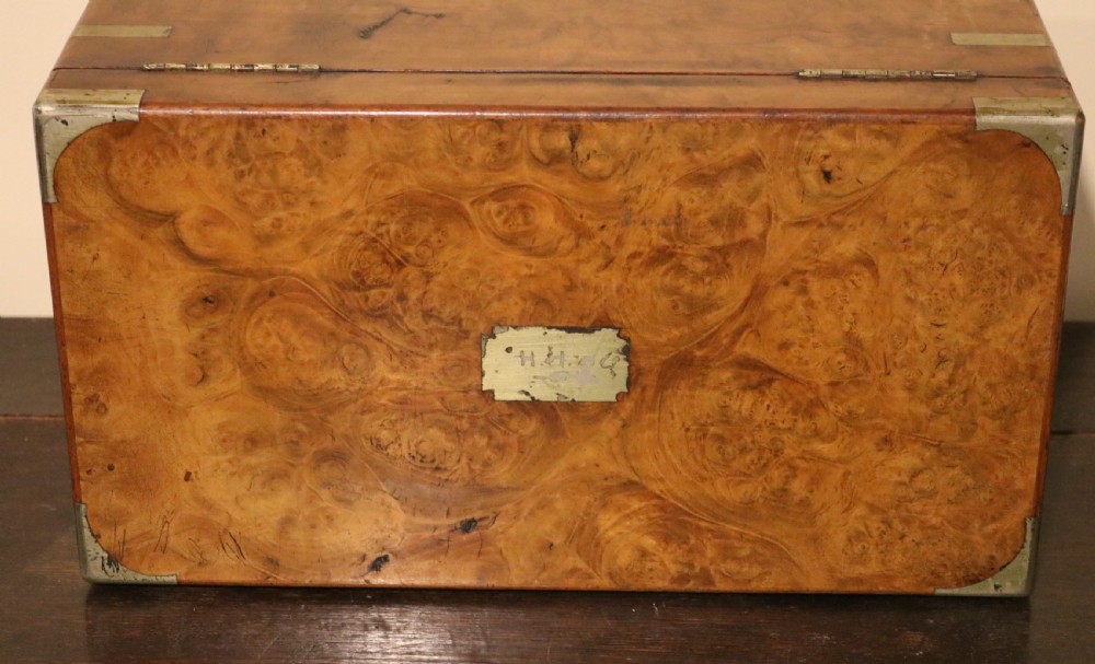 Victorian Burr-Walnut Architect's Instrument Box View IV