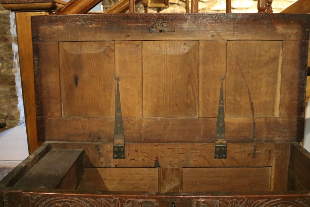 Welsh Oak Chest or Coffer of Small Proportions, c.1640 View III