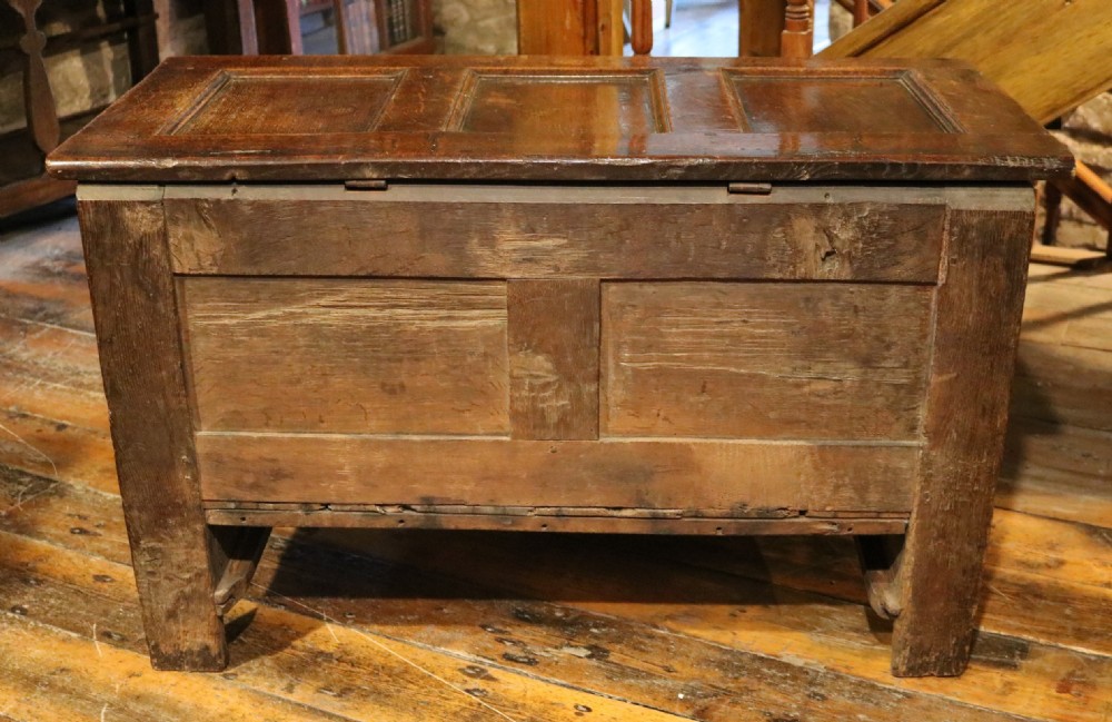 Welsh Oak Chest or Coffer of Small Proportions, c.1640 View VI