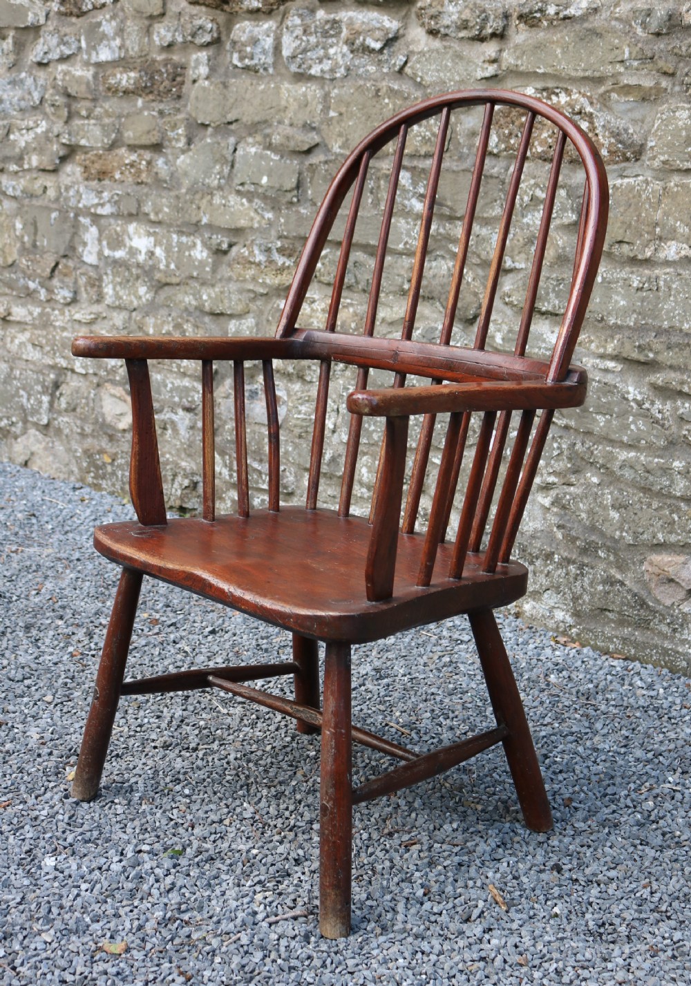 Welsh Ash Hoop-back Stick Chair, Carmarthenshire, circa 1800