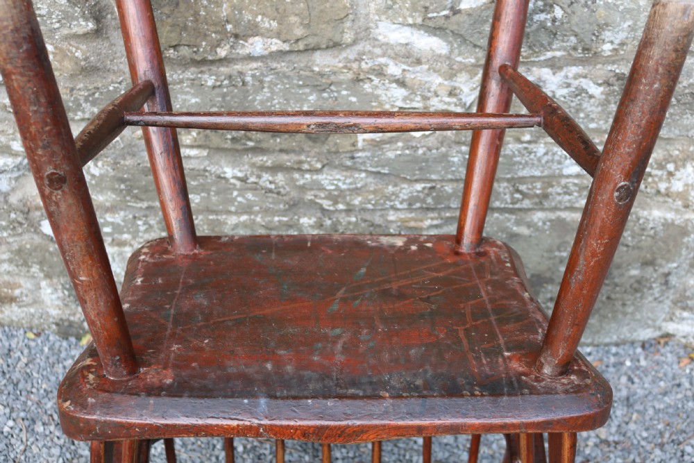 Welsh Ash Hoop-back Stick Chair, Carmarthenshire, circa 1800 View X