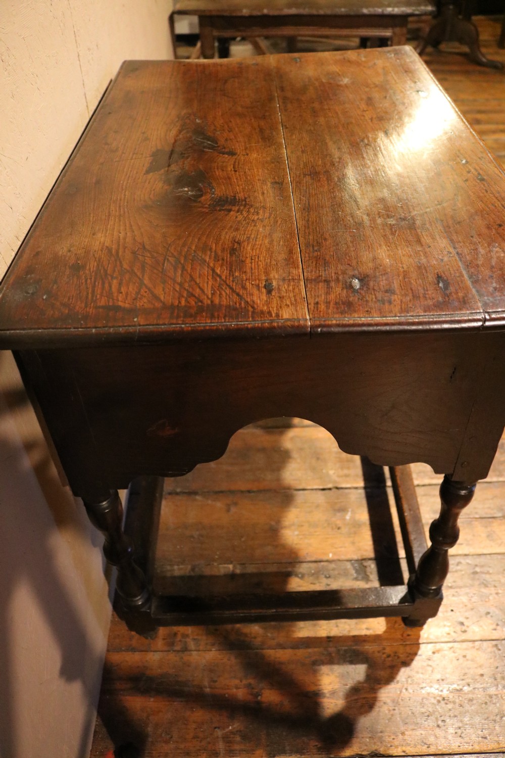Welsh Oak Side Table, circa 1730 View VI