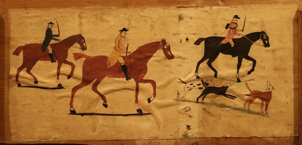 Welsh Horses' Groom's Box with Painted Interior, circa 1810 View XI