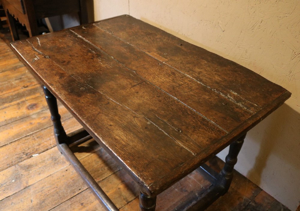 Early Welsh Oak Low Centre Table, circa 1660 View III