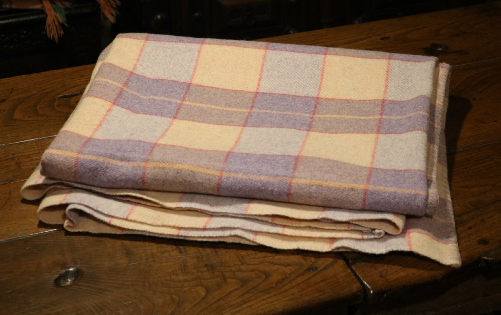 Collection of Six Welsh Wool Blankets (