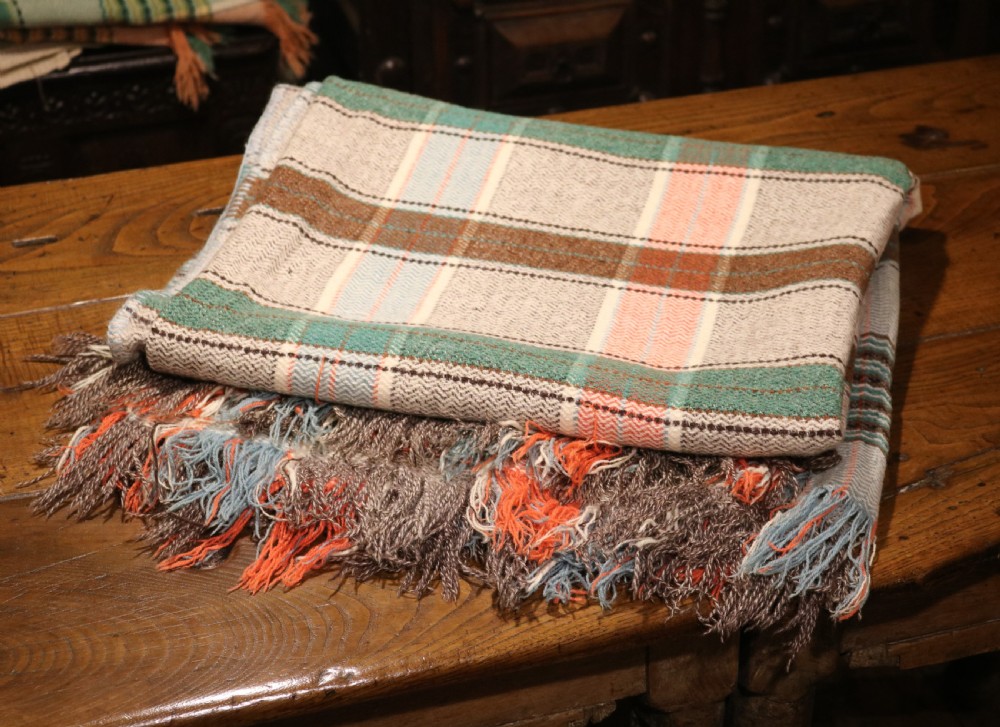 Collection of Six Welsh Wool Blankets (