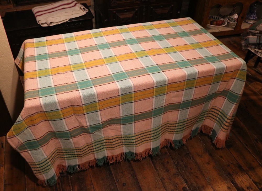 Collection of Six Welsh Wool Blankets (
