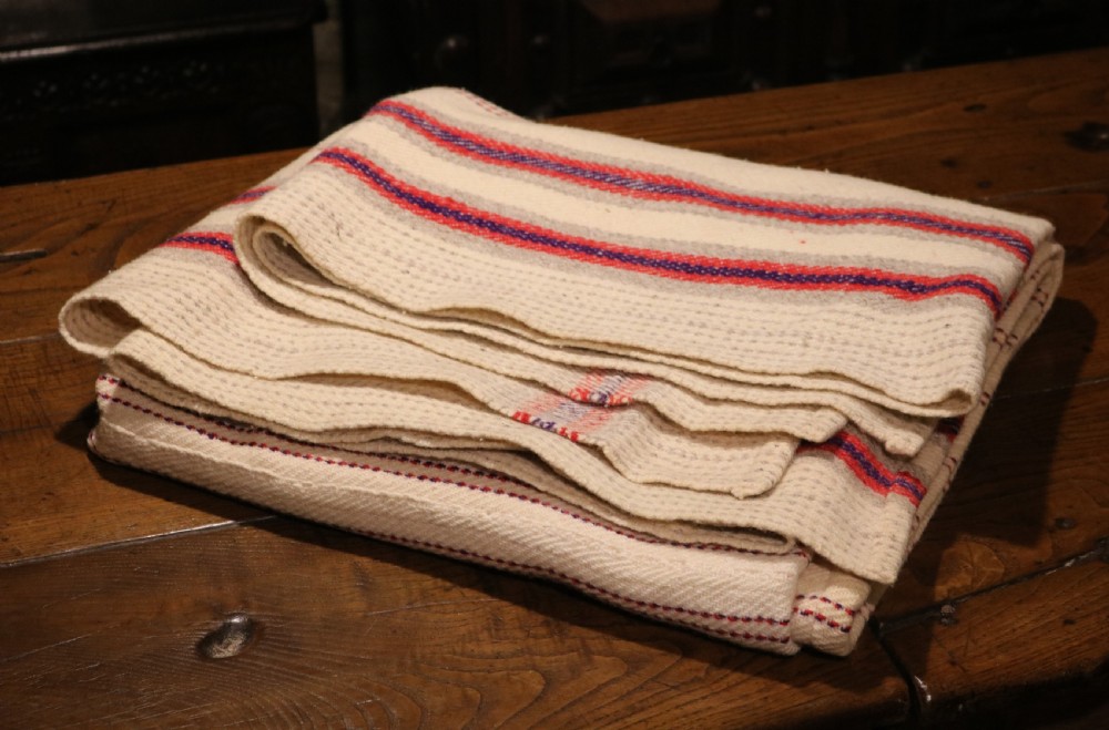 Collection of Six Welsh Wool Blankets (